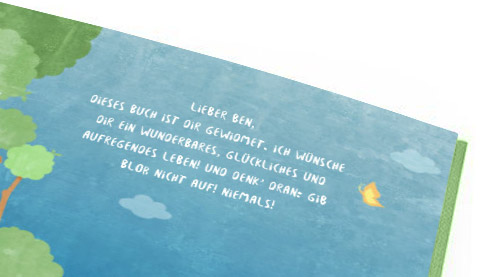 Persönliche Widmung